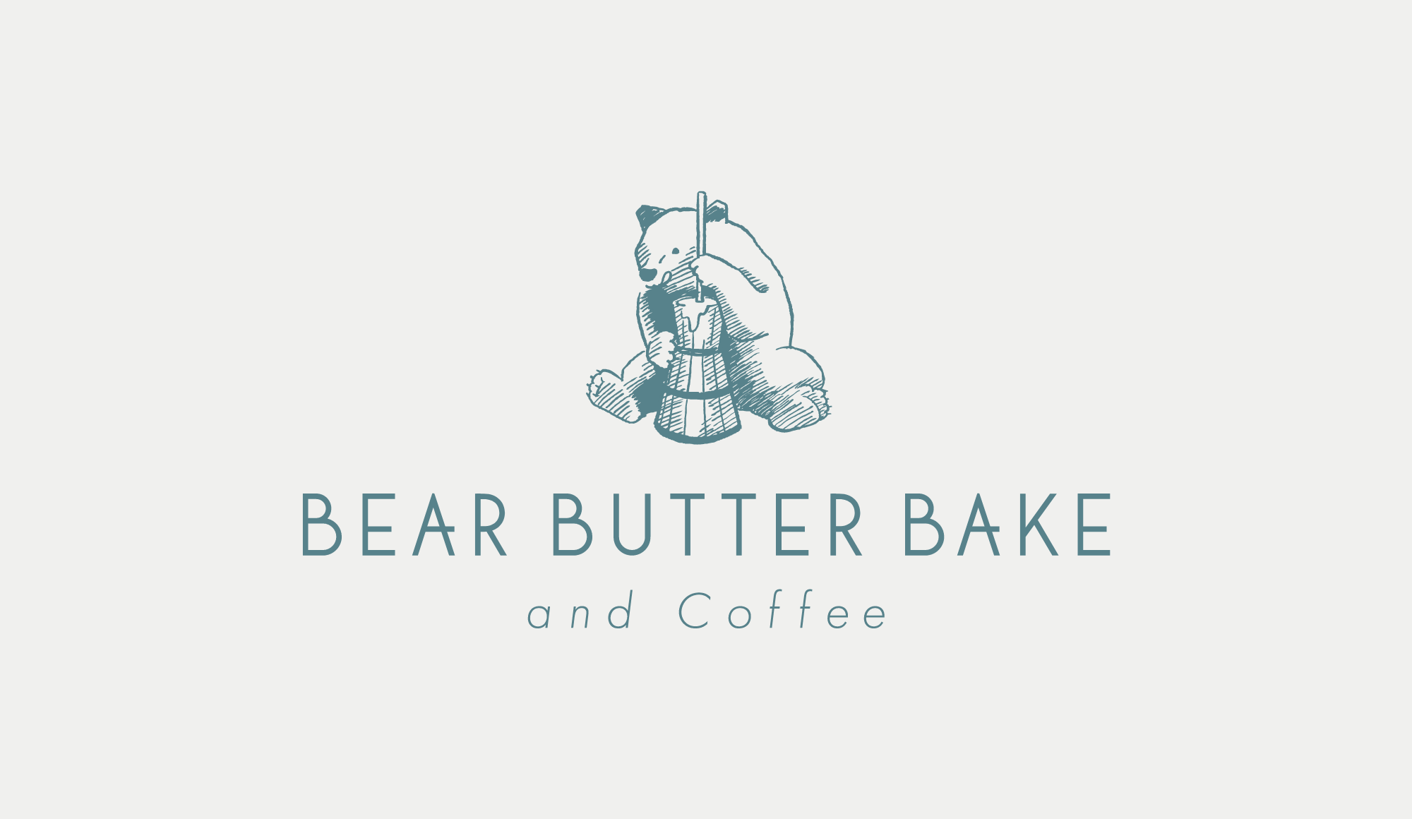 BEAR BUTTER BAKE and Coffee -ロゴ